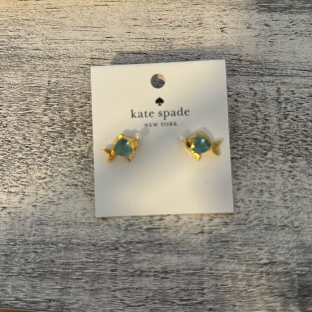Kate Spade fish earrings